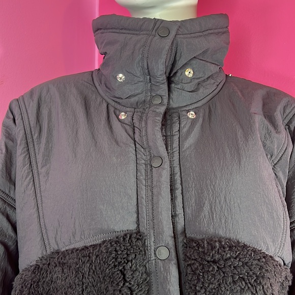 Free People Adventure Awaits Fleece black size large - Picture 9 of 12